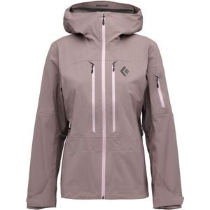 Black Diamond Womens Recon LT Shell Ski-jas (Dames |bruin |waterdicht)