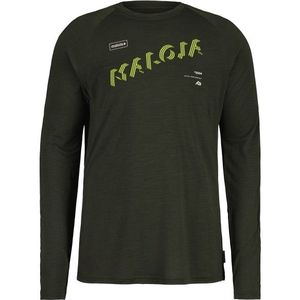 Maloja - RonconeM - Merinoshirt - Alpine Woods - Heren