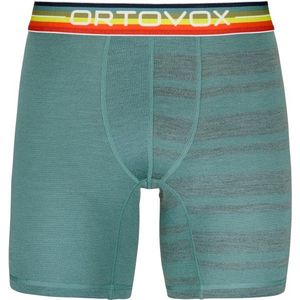 Ortovox 185 RockNWool Boxer Merino-ondergoed (Heren |turkoois)