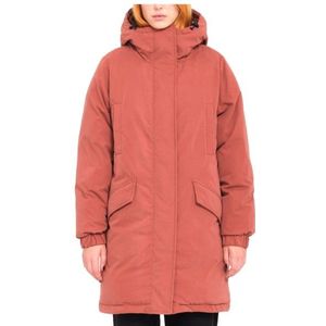 Volcom Womens Sleepi Puff Up Parka Lange jas (Dames |rood)