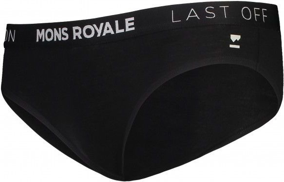Mons Royale - Folo Brief - Merino Ondergoed - Zwart - 83% Wol, 13% Polyamide, 4% Elastaan