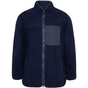 KnowledgeCotton Apparel Womens ED Adv Nordic Light Zip Fleecevest (Dames |blauw)