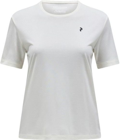Peak Performance - Delta SS Tee - T-Shirt - Vintage White - Gerecycled Polyester en Lyocell
