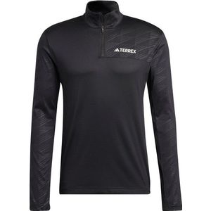 adidas Terrex Terrex Multi Half-Zip Longsleeve Sportshirt (Heren |zwart)