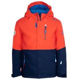 Trollkids - Hallingdal Jacket - Winterjack - Blauw/Rood - Waterdicht