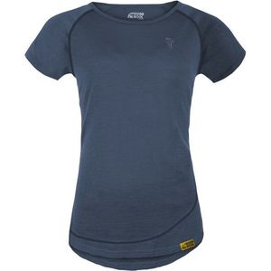 Grüezi Bag - Woodwool T-Shirt Lady Burnham - Merinoshirt - Blauw