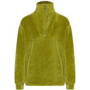 Tranquillo Womens Nicki-Troyer aus Biobaumwolle Trui (Dames |olijfgroen)