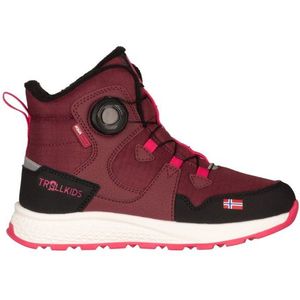 Trollkids - Bergen Winter Mid Cut - Winterschoenen - Rood - Waterdicht