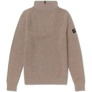 Ecoalf Meye Knit Wollen trui (Heren |bruin)