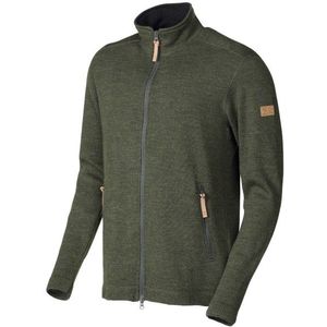 Ivanhoe of Sweden Volmar Full Zip Wollen vest (Heren |olijfgroen)