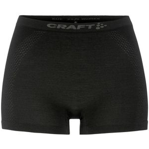 Craft Womens Wool Seamless Boxer Merino-ondergoed (Dames |zwart)
