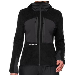 Mammut Womens Eiger Nordwand Pro Midlayer Air Hooded Fleecevest (Dames |zwart)
