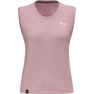 Salewa Womens Eagle Minilogo Alpine Merino Tank Top Merinoshirt (Dames |roze)