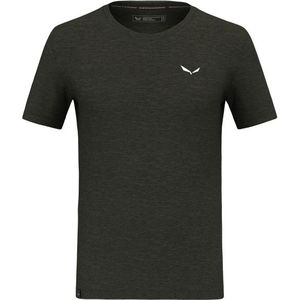 Salewa - Eagle Minilogo TShirt - Groen - Merino - Wandelen