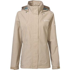 Vaude Womens Rosemoor Jacket II Regenjas (Dames |beige |waterdicht)