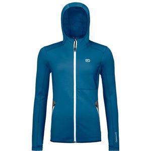 Ortovox - Womens Fleece Hoody - Fleecevest - Blauw