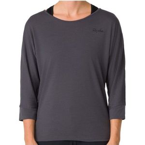 Rapha Womens Trail Merino 3/4 Sleeve Top Fietsshirt (Dames |grijs)