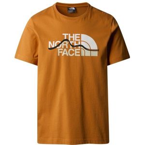 The North Face S/S Mountain Line Tee T-shirt (Heren |bruin)