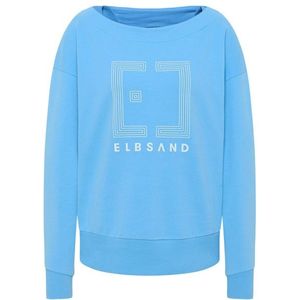 ELBSAND Womens Felis Sweatshirt Trui (Dames |blauw)