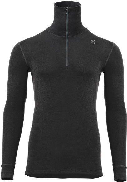 Aclima - Warmwool Polo - Merinotrui - Zwart