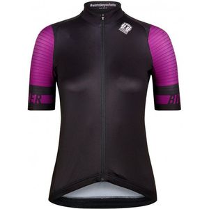 Bioracer Womens Icon Classic Jersey Fietsshirt (Dames |zwart)