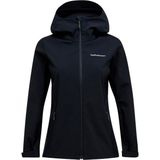 Peak Performance - Explore Hood Jacket - Softshell Jas - Zwart