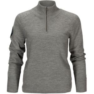 Amundsen Sports Womens Peak Half Zip Merinotrui (Dames |grijs)