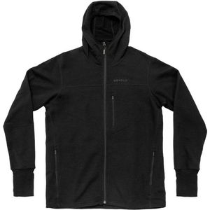 Devold Explorer Merino Hooded Jacket Merinovest (Heren |zwart)