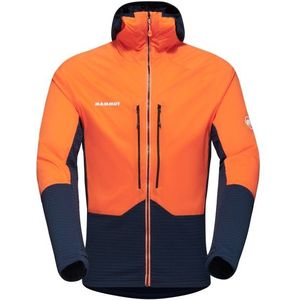 Mammut Eiger Nordwand Midlayer Hybrid Hooded Jacket Softshelljack (Heren |oranje)