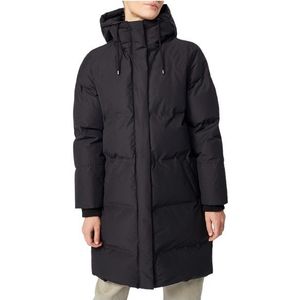 LangerChen Womens Coat Aike Lange jas (Dames |zwart/grijs)