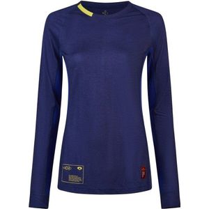 Transhumance Womens Langarm Tee Merino-ondergoed (Dames |blauw)