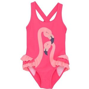 Color Kids Kids Swimsuit with Application Badpak (Kinderen |roze)
