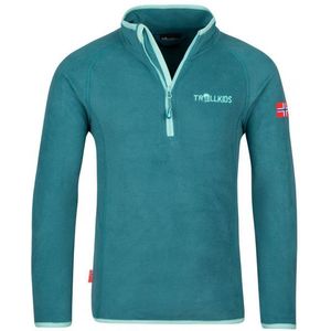 Trollkids - Nordland Half Zip - Fleecetrui - Turkoois