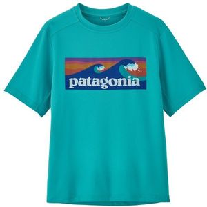 Patagonia Kids Cap SW T-Shirt Sportshirt (Kinderen |turkoois)