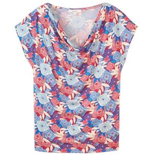 Tranquillo Womens Lockeres Shirt aus Ecovero Viskose T-shirt (Dames |meerkleurig)