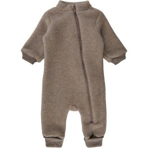 Mikk-Line Kids Wool Suit with Rib Overall (Kinderen |bruin)