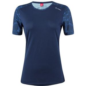 Löffler Womens MTB T-Shirt Parella Fietsshirt (Dames |blauw)