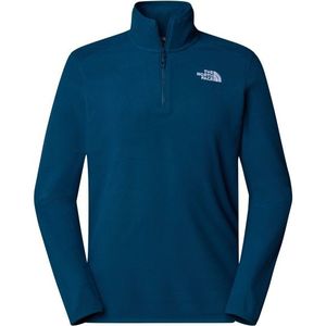 The North Face 100 Glacier 1/4 Zip Fleecetrui (Heren |blauw)
