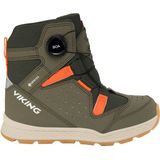 Viking - Espo Reflex Warm GTX Boa - Enkellaarsjes - Olive - Unisex - Voor Kinderen