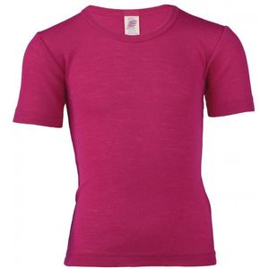 Engel - Kinder Onderhemd S/S - Merino-ondergoed - Roze