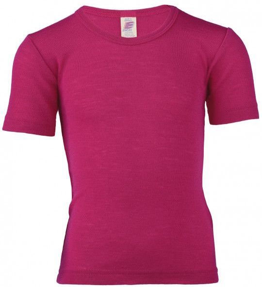 Engel - Kinder Onderhemd S/S - Merino-ondergoed - Roze