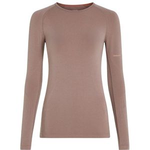 Icebreaker - Merino 260 Zoneknit Seamless L/S Crewe - Merino-ondergoed - Bruin