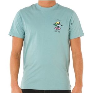 Rip Curl Search Icon Tee T-shirt (Heren |turkoois)