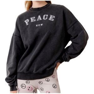 Hey Honey Womens Sweater Peace Trui (Dames |zwart)