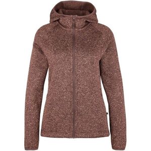 Heber Peak Womens CrownHe II Knit Zip Hoody Fleecevest (Dames |bruin)