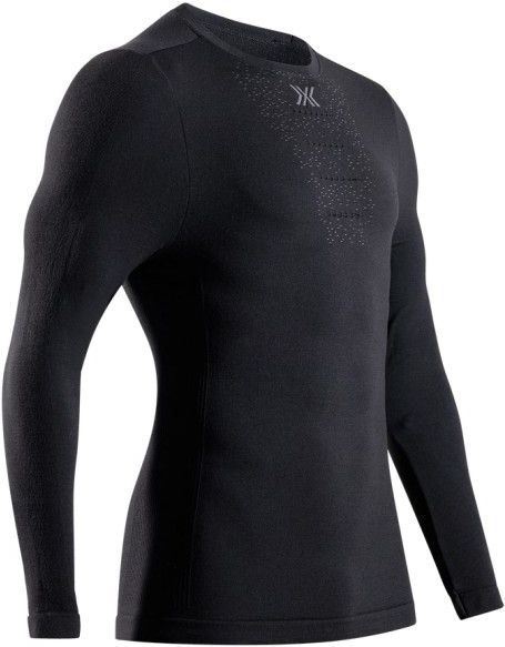 X-Bionic - Mightywool Shirt L/S - Merino-ondergoed - Zwart