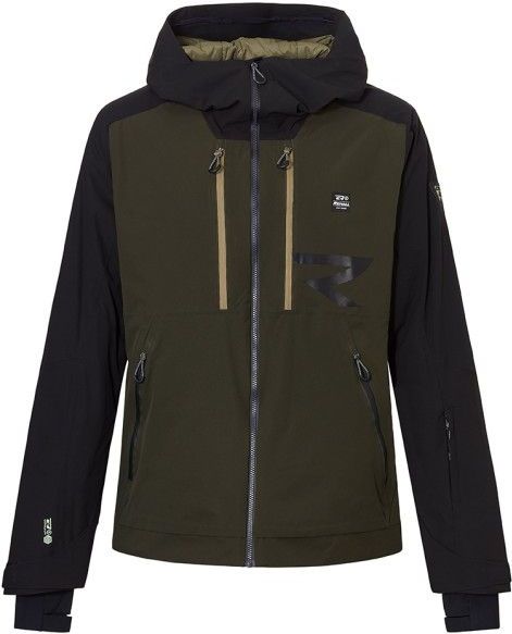Rehall Romeo Ski-jas (Heren |zwart/olijfgroen |waterdicht)
