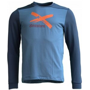 Zimtstern Crewz Shirt L/S Fleecetrui (Heren |blauw)