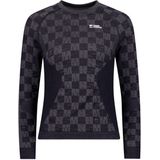 Mons Royale - Ascender Merino - Seamless L/S Merino-ondergoed - Grijs/Blauw