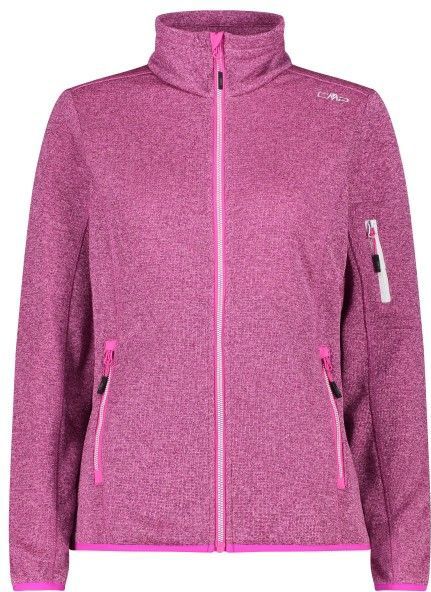 CMP - Fleecevest - Roze - Knitted + Mesh